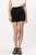 Black Paper Bag waist Shorts