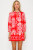 Coral Festival Medallion Short Dress
