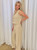 Tan Textured Button Front Vest