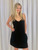 Black Romper/Dress with Adjustable Straps & Hidden Shorts