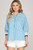 Blue Stripe Half Zip Top