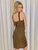 Sepia Mini Back Zip