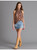 Alexane Bronze Snake Halter Top