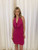 Fuchsia Suzu Halter Dress