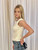 Boat Neck Side Ruched Tank