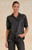 Black Wash 3/4 Sleeve Button Up Top