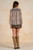 Brown Lia L/S Peasant Top