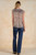Brown Lia Cap Sleeve Top