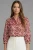 Batik Echo Crimson Blouse