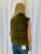 Fuzzy Reversible Green Brady Vest