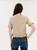 Cleo Latte Ruffle Edge Sweater