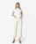 HR Slim Crop Wide Jeans - Natural