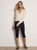 Stone Fine Knit Wrap Top