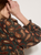 Paisley Ruffle Mini Dress