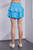 Smocked Satin Skort