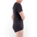 Fixation Bodysuit on male model, side-view.