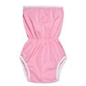 Pink Incontinence Romper.