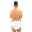 Diaper Cover Wrap on male model, back-view.