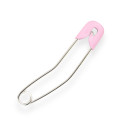 Pink Double-Locking Diaper Pin.