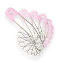 Slide Locking Pink Diaper Pins.