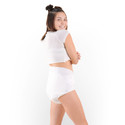 Mega Inspire+ Adult Diapers on male model, side-view.