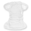 Inner of the Harmony cloth diapers, showing off the stay dry inner, and leg elastics.