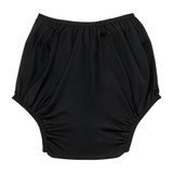 Incontrol Christy Waterproof Pants laid flat, colour black leak protection. Incontrol Christy Waterproof Pants laid flat, colour black leak protection.