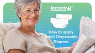 How to Apply Adult Disposable Diapers