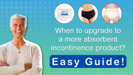 Protective Briefs for Adult Incontinence - Black