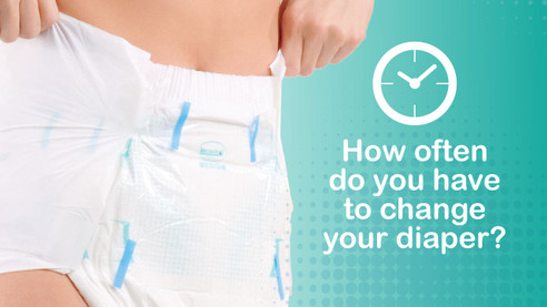 How often to change adult diapers?