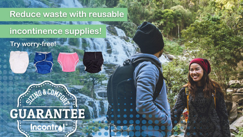 Reusable Incontinence Product Sizing & Comfort Guarantee