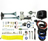 Premium Dual Air Horn Kit W/Air Horn Kit (HP10073) And Onboard Air Kit (HP10163)
