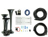 Basic Trio Air Horn For Onboard Air Cast Zinc Alloy/Stainless Steel Chrome