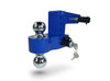 Ball Mount 2.5 Inch Shank 4 Inch Drop Blue