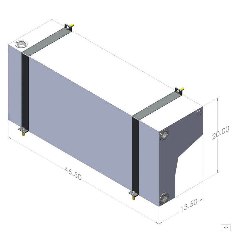 35 Gallon Wheel Well Water Tank (Drivers Side)
