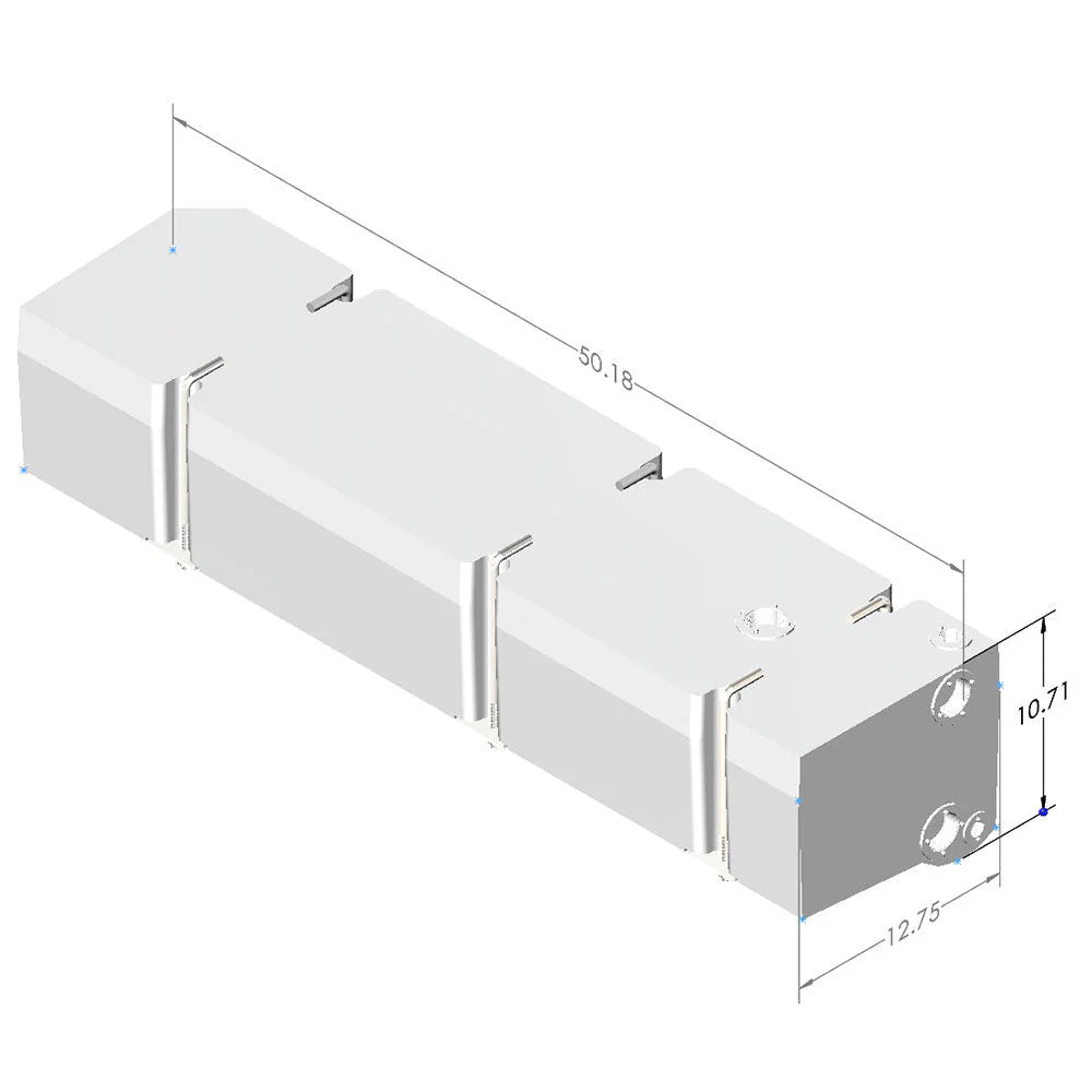22 Gallon Driver Side Undercarriage Fresh Water Tank 2007-2025 Mercedes Sprinter 144" & 170" Wheelbase