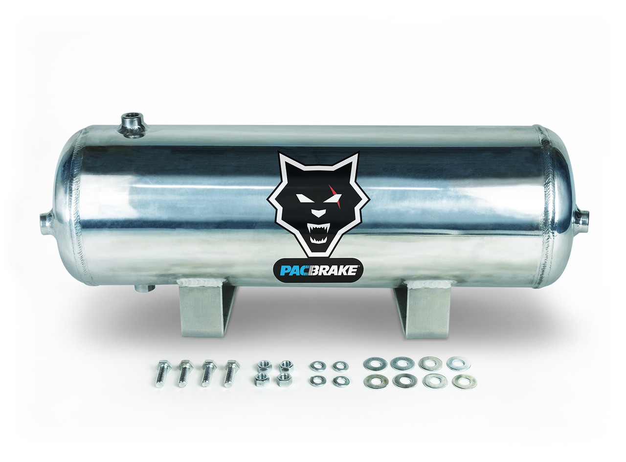 2 1/2 Gallon Aluminum Basic Air Tank Kit Tank and Hardware Only