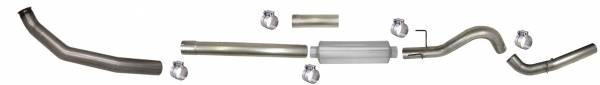 Flopro 805 - 4" TURBO BACK SINGLE RACE EXHAUST