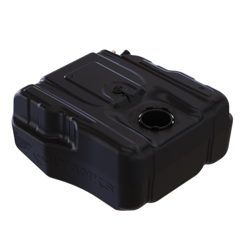 S&B 40 Gallon (After Axle) High-Capacity Fuel Tank for 2011-2016 Ford F250, F350, F450, F550 Powerstroke 6.7L, Cab Chassis