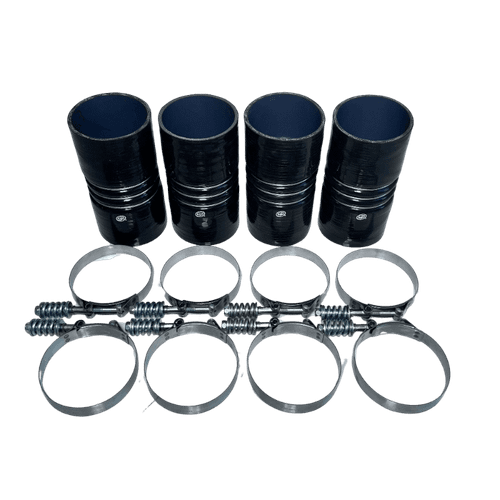 S&B 4"x 8" Intercooler Boot Kit with Clamps (Set of 4)