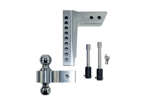 Pacbrake's HP10599-1 Pacbrake Ball Mount - 2.5" shank, 8" Drop, Chrome