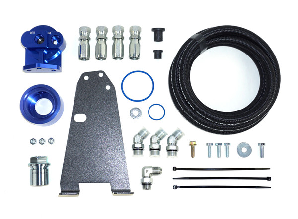 HP10592 Oil Filter Relocation Kit 2003-09 RAM 2500/3500 5.9L & 6.7L Cummins