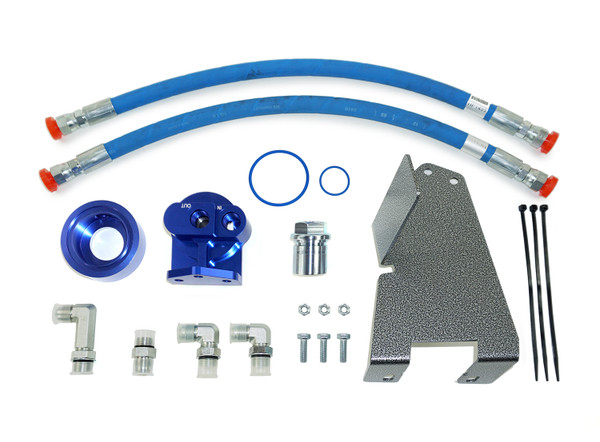 HP10594 Oil Filter Relocation Kit for 19-24 RAM 2500/3500 6.7L Cummins