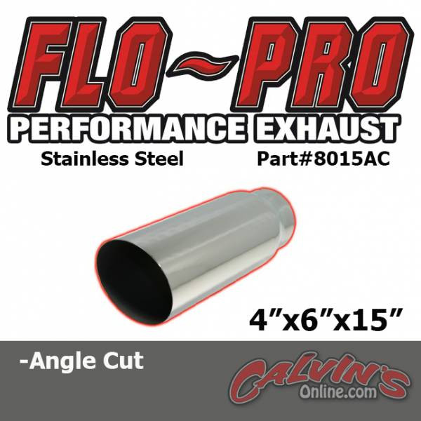 Flopro 8015AC - 4"-INLET x 6"-OUTLET x 15"-LENGTH SS