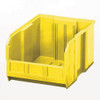 Hang & Stack Storage Bin, Polypropylene, Yellow, 8 in H, 11 in W, 16 in L  QUS255YL