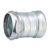 Raco EMT Coupling, 3/4 in, Compression, Steel, Zinc Plated, Gray 2923