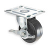 Manufacturer Varies Swvel Plat Castr,Rubbr,2-1/2 in,175 lb,C 1UKU6