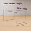Smead Hanging Folder Frames - Letter - 23" to 27" Long - Steel - Gray - 2 - Pack 64870 SPR-SMD64870