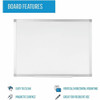 MasterVision Ayda Dry Erase Board MA03759214 SPR-BVCMA03759214