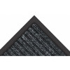 Entrance Mat, Polypropylene, 3-8 in Thick, Charcoal, 3 ft W x 6 ft L  117S0036CH